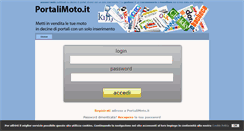 Desktop Screenshot of clienti.portalimoto.it