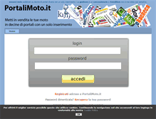 Tablet Screenshot of clienti.portalimoto.it